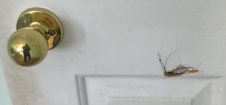 interior door hole repair Los Gatos